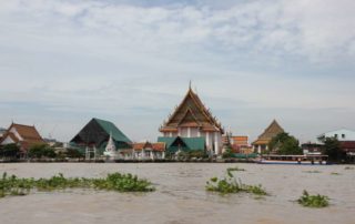 Temples on the Chao Phraya River in Bangkok